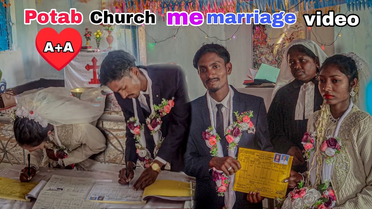 Sirmaren aaba he song / Church marriage / mundari Church marriage video @NajukTopno123