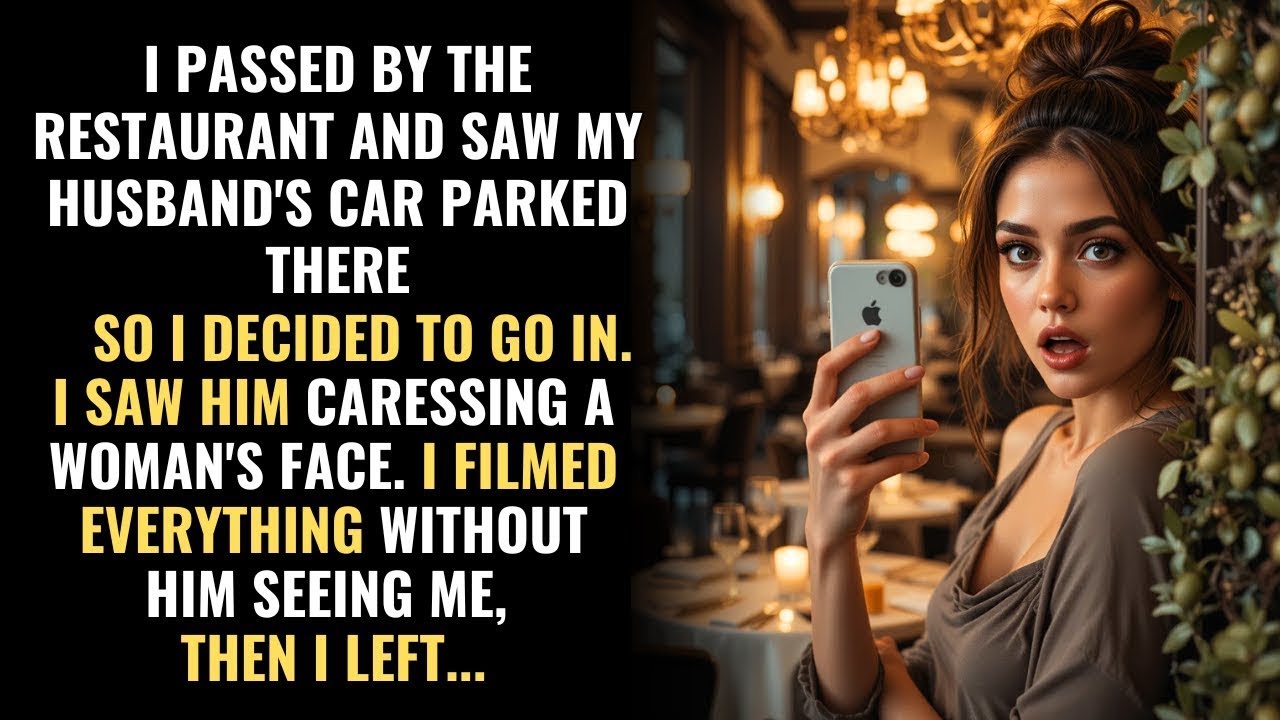 I CAUGHT MY HUSBAND CARESSING ANOTHER WOMAN'S FACE. I RECORDED EVERYTHING WITHOUT HIM KNOWING...