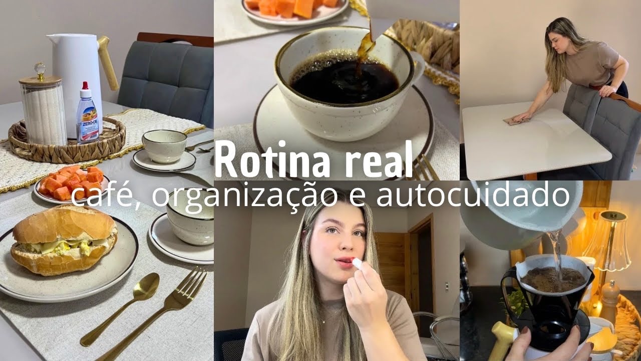 ROTINA DE UM DIA COMUM| manutenção da casa, café da manhã e autocuidado