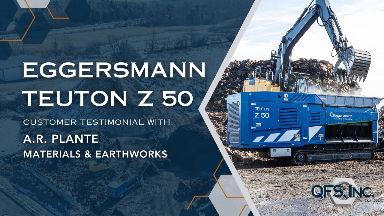 Why AR Plante Chose The Eggersmann Teuton Z 50 | Quality Fleet Service #materialhandling #recycling