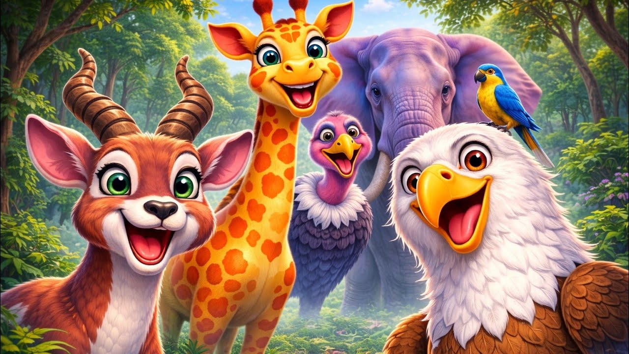 ABC Safari Animals Song | Bubble Song | Kids Fun Song 
