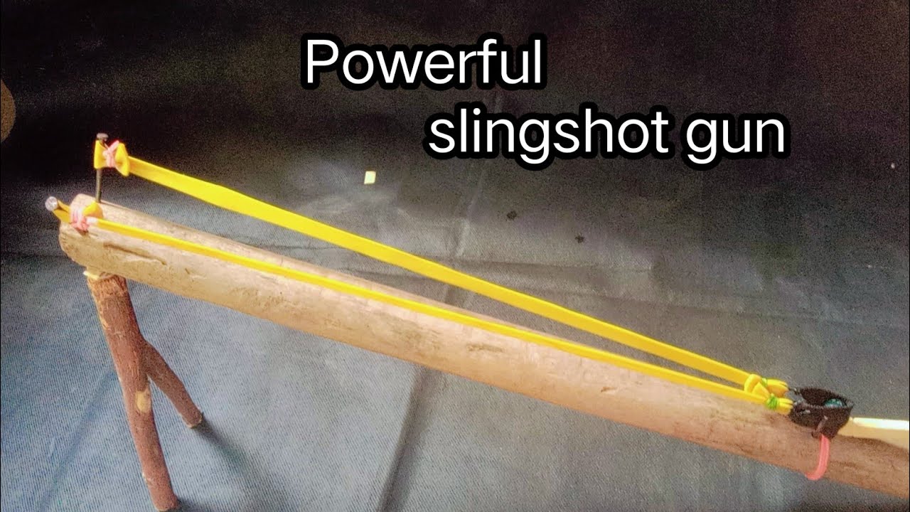 slingshot gun kaise banaye #slingshot 