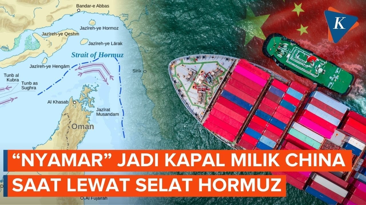 Takut Dirudal Iran, Kapal yang Lewat Selat Hormuz 