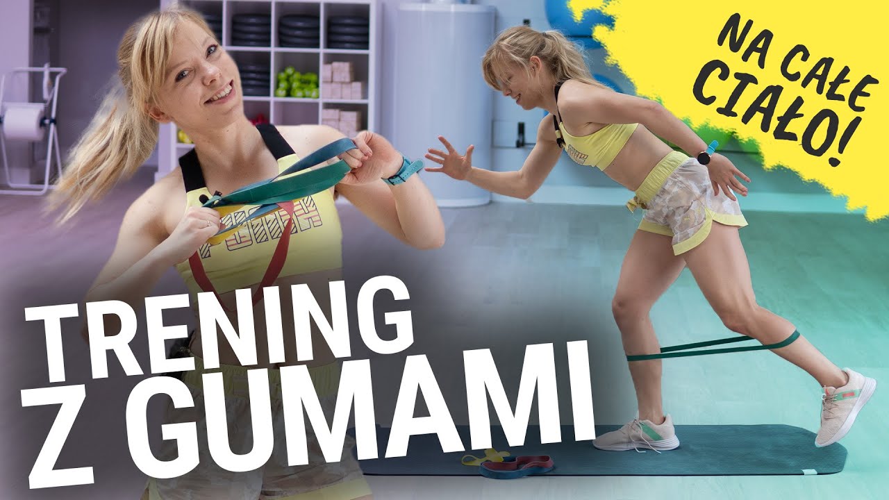 TRENING Z GUMAMI OPOROWYMI NA CAŁE CIAŁO | Trening z TAŚMAMI mini band | Codziennie Fit