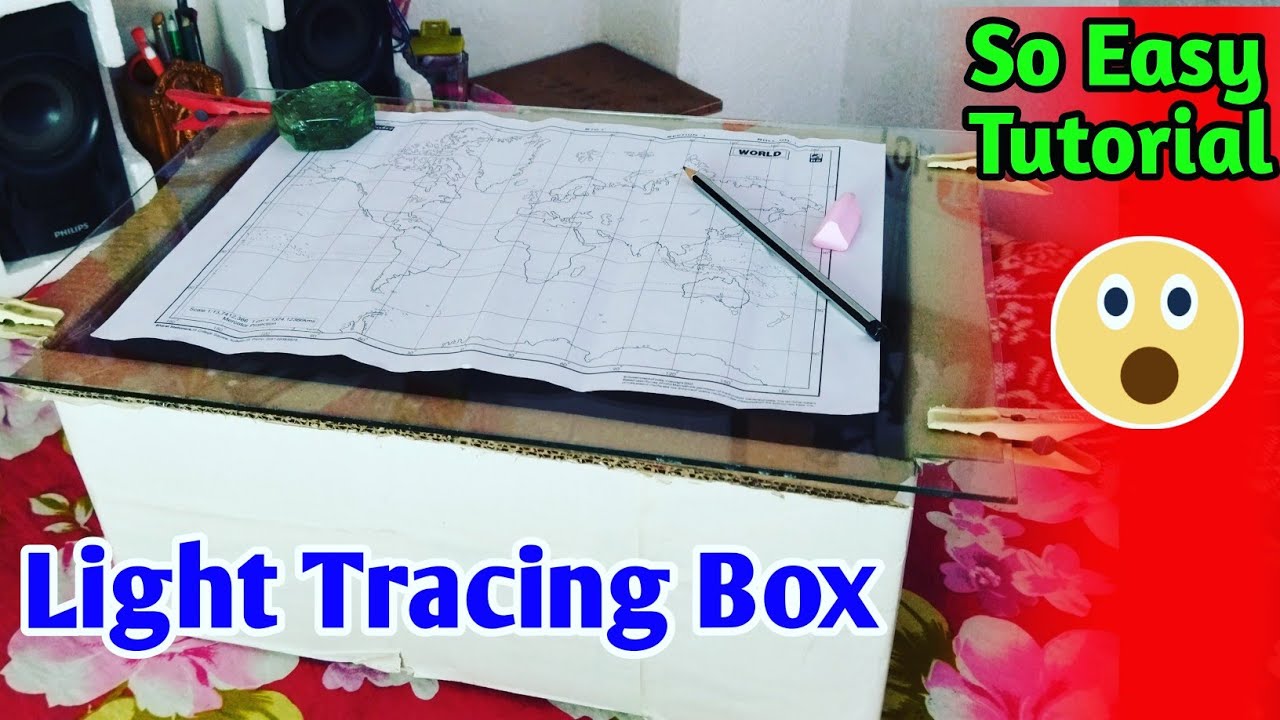 How To Make A Light Tracing Box |  Light Tracing Geography