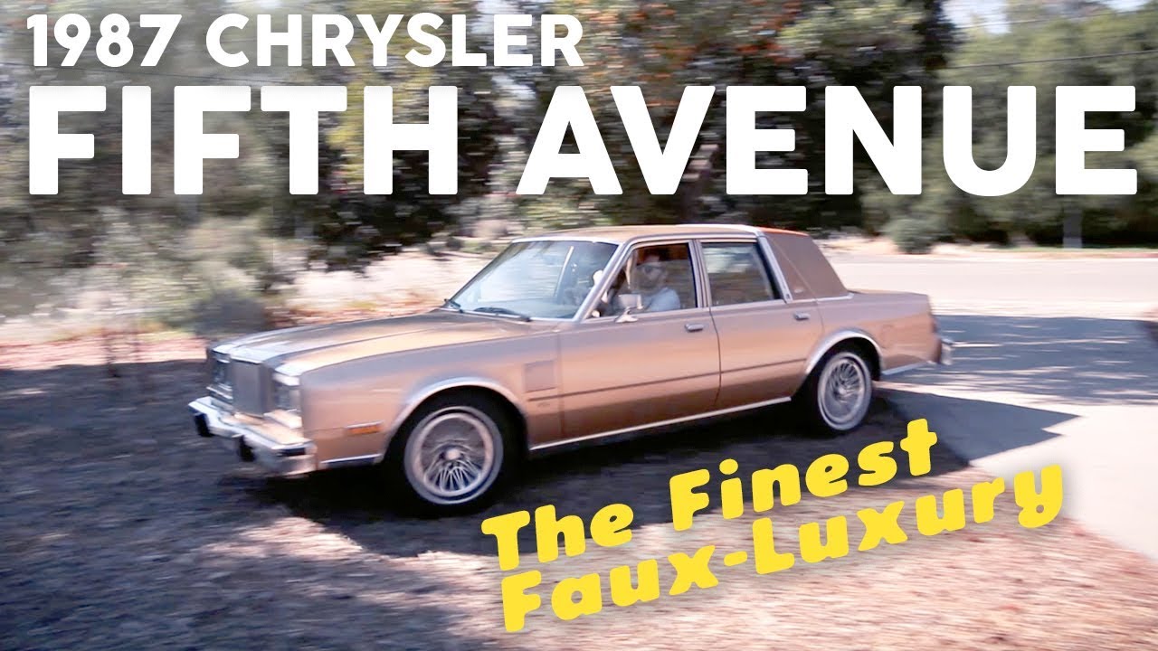 The Finest Faux-Luxury: 1987 Chrysler Fifth Avenue.