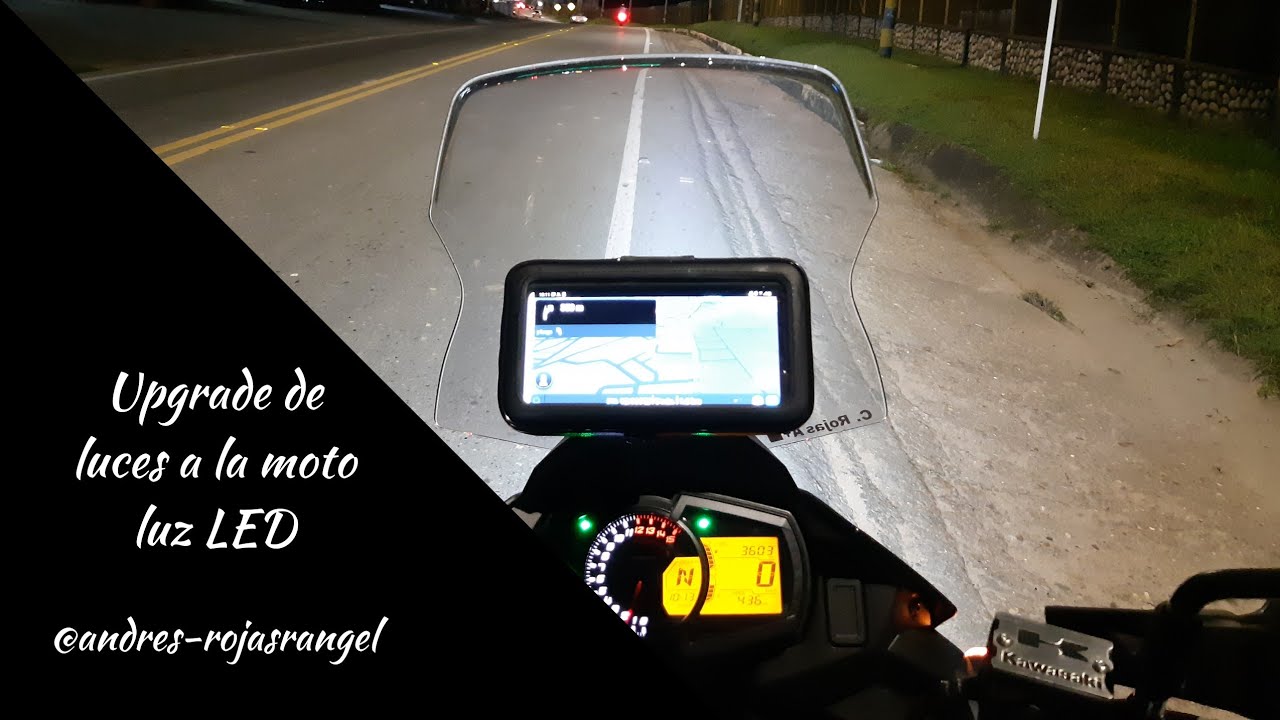 Upgrade de luces para la Kawasaki | como cambiar la luz principal de una moto versys | luz led moto