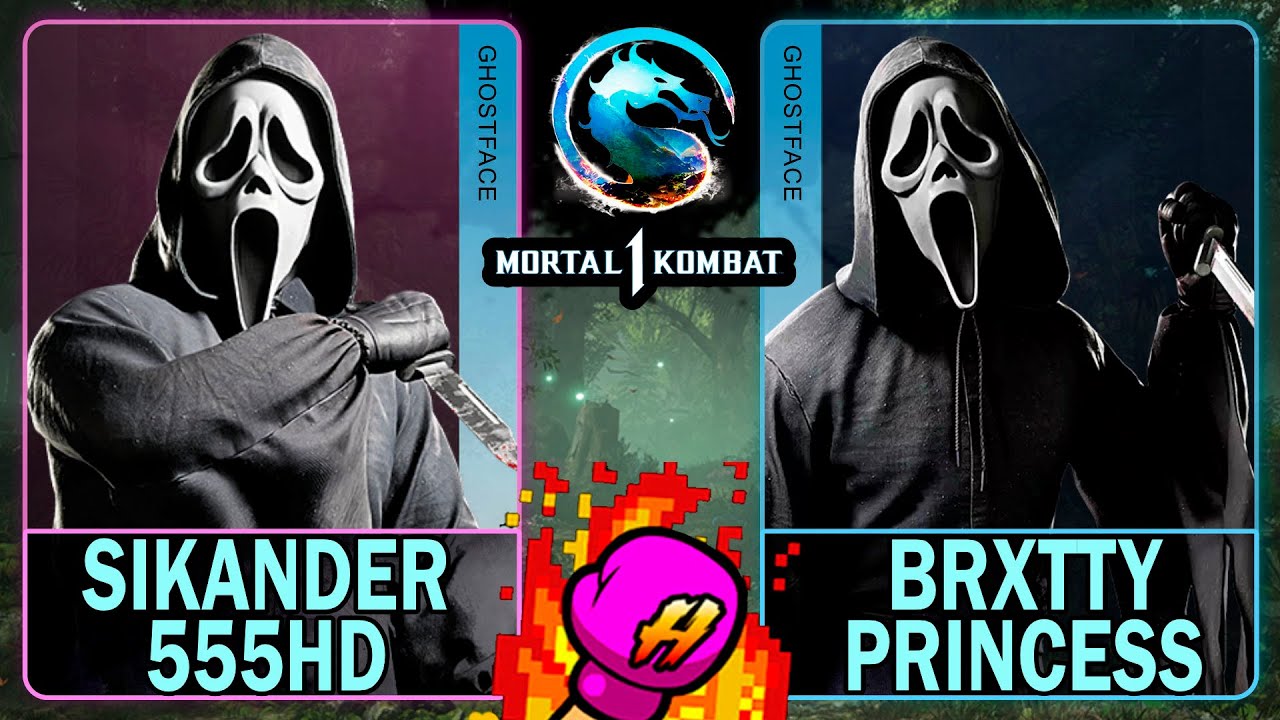 MK1 Sikander555HD (GHOSTFACE) VS Brxtty Princess (GHOSTFACE)🥊Mortal Kombat 1🥊4K 60ᶠᵖˢ