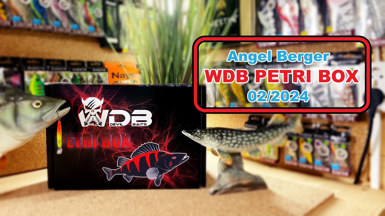 Wieder ein Highlight für 30€! Die Angel Berger Wild Devils Baits Petri Box Februar im Unboxing!