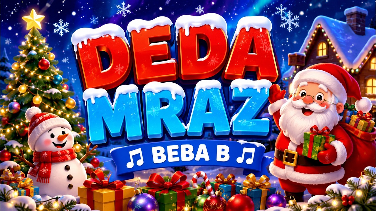 BEBA B - DEDA MRAZ / ZVONCICI /NOVOGODISNJE PESME ZA DECU/