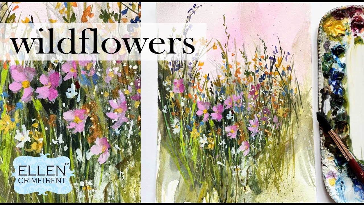 EASY Watercolor Wildflowers