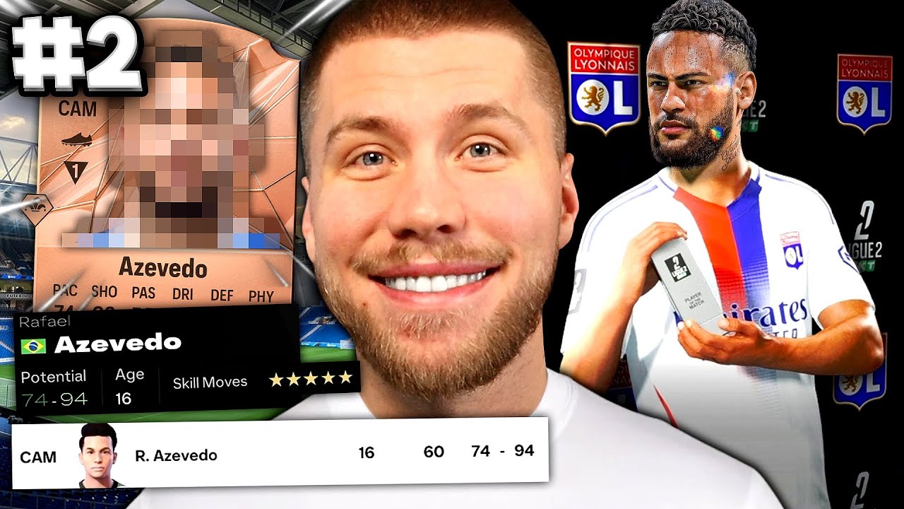 Signerer den NESTE NEYMAR fra v&aring;rt AKADEMI 📝 (Lyon Karrieremodus) #2