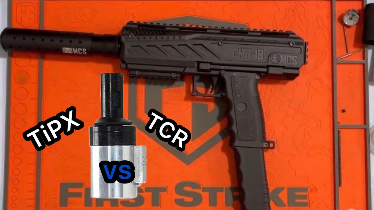 LL4D Tippmann TIPX - Deleted & bypassed TIPX valve vs TCR valve 12g co2