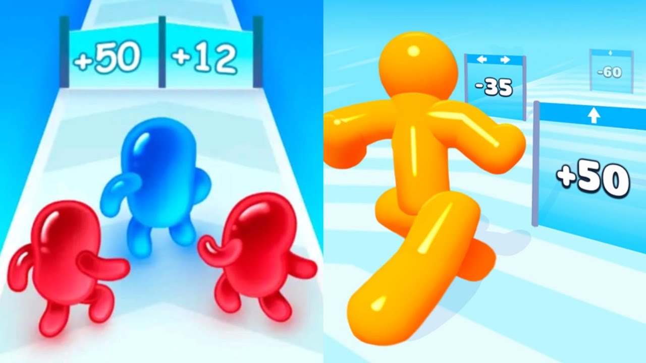 Join Blob Clash 3D VS Tall Man Run Max All Levels Gameplay Android,iOS NEW UPDATE