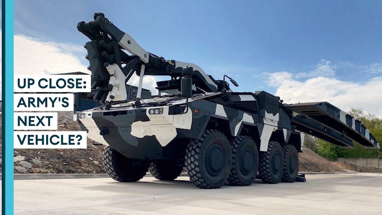 The New Boxer Vehicle With A Sliding Tank Bridge