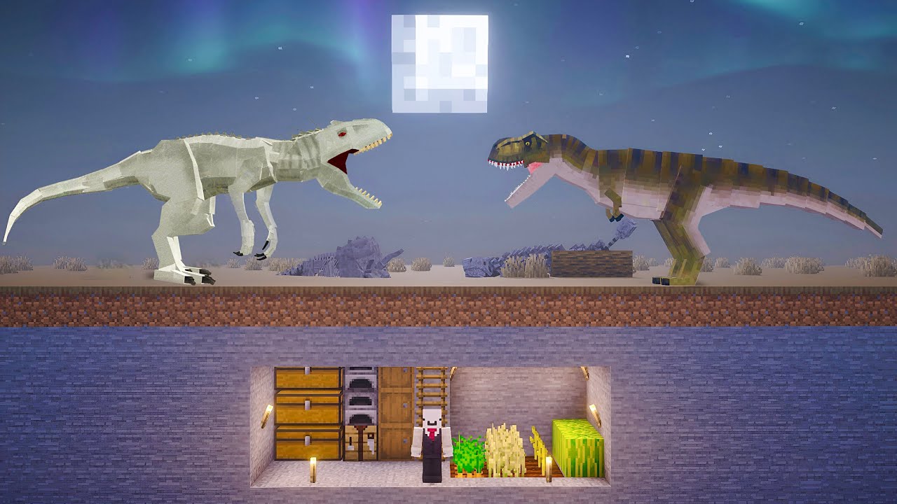 Выживание в юрской пустоши в Minecraft