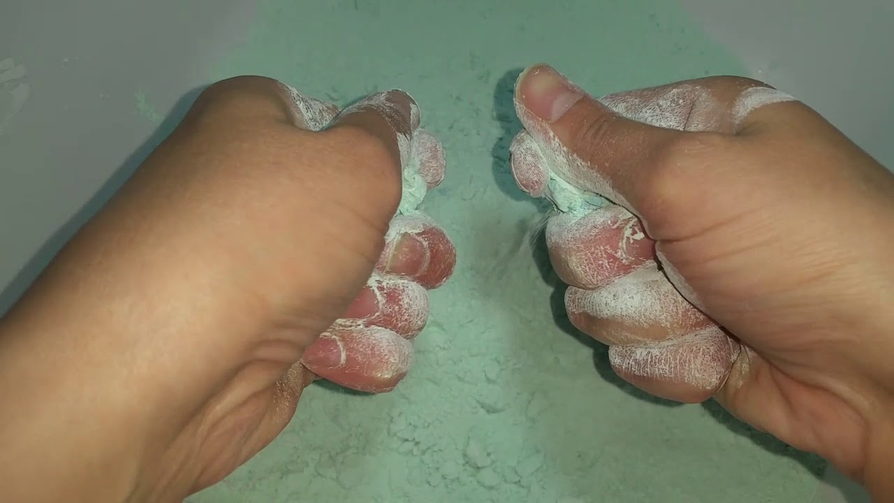Reformed gymchalk, cornstarch, calcium carbonate, baking soda | ASMR  GERMANY