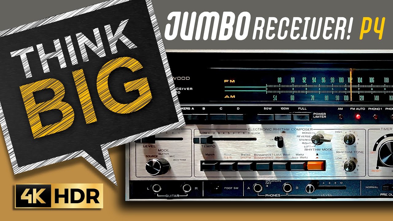 1971 Kenwood Jumbo Receiver • Noisy Transistor Fix • How to Bias • Bench Test • In 4K HDR!