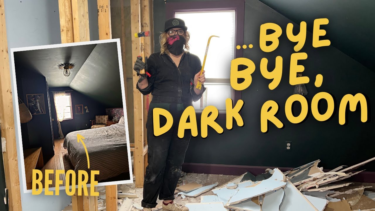 my dark & moody bedroom had to go..this is why.