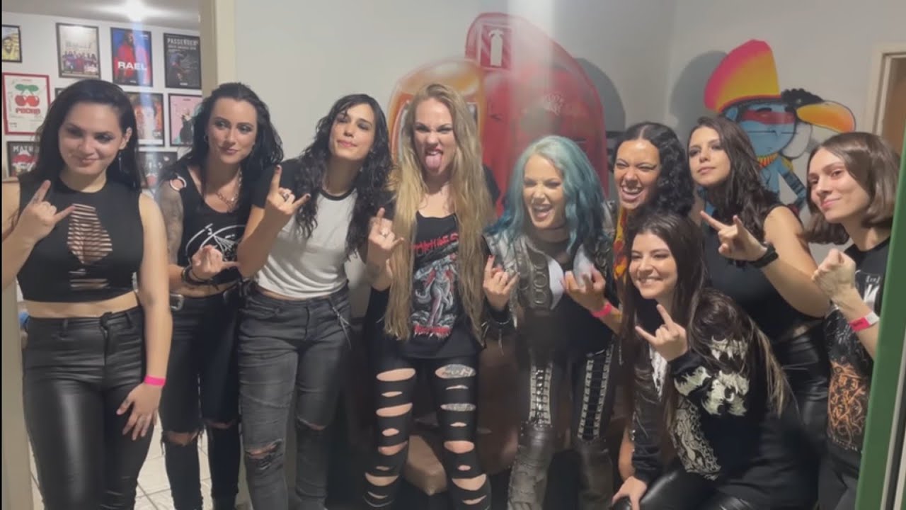 Nervosa World Tour 🌎 3 continents 2 drummers 2 bassists Perpetual Chaos 2022 live concerts full set