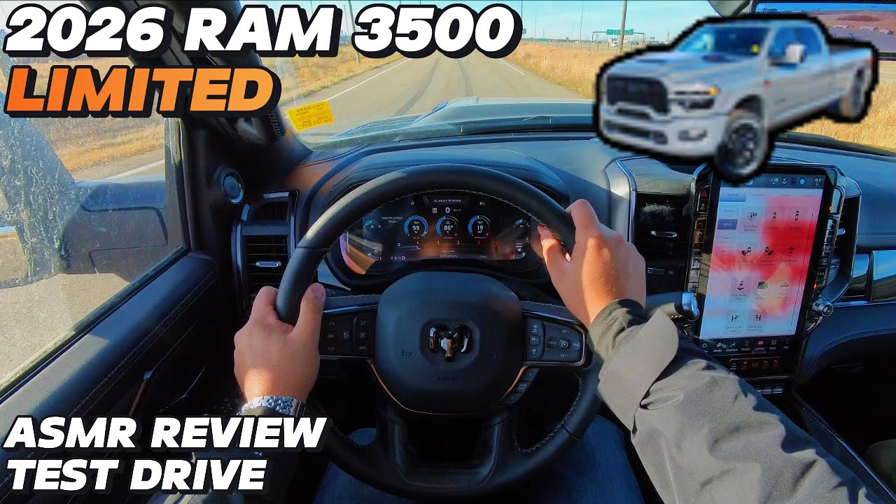 ASMR 2026 RAM 3500 LIMITED (launch) || POV ASMR Review || Test drive