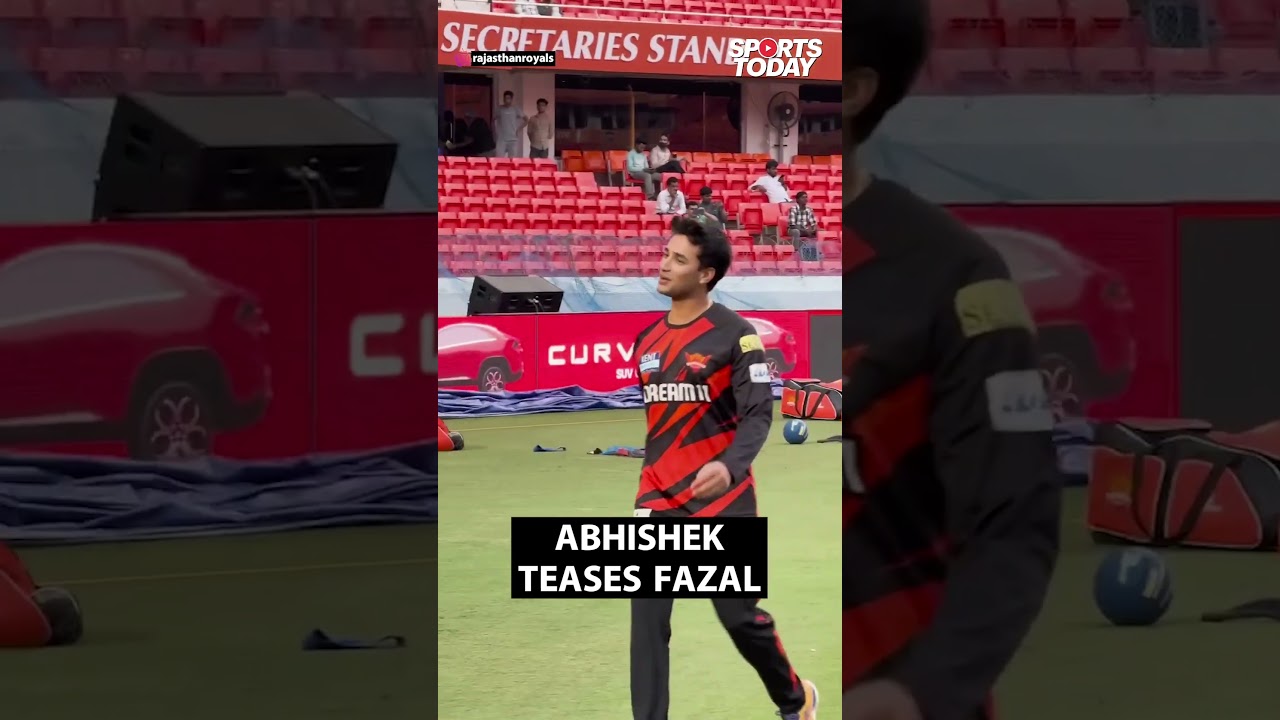 Abhishek Sharma playfully taunts Fazalhaq Farooqi over his IPL team switch |Sports  Today
