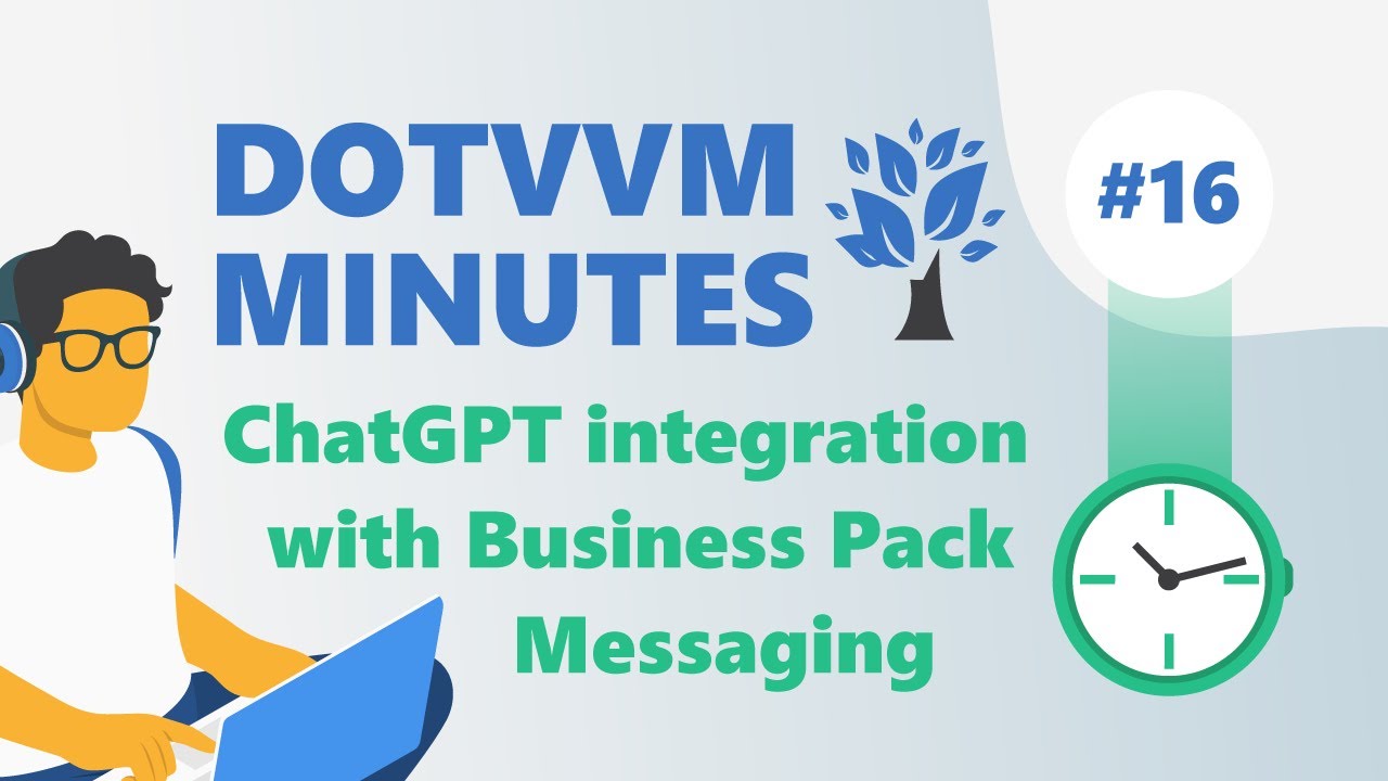 DotVVM Minutes #16: ChatGPT integration with Business Pack Messaging