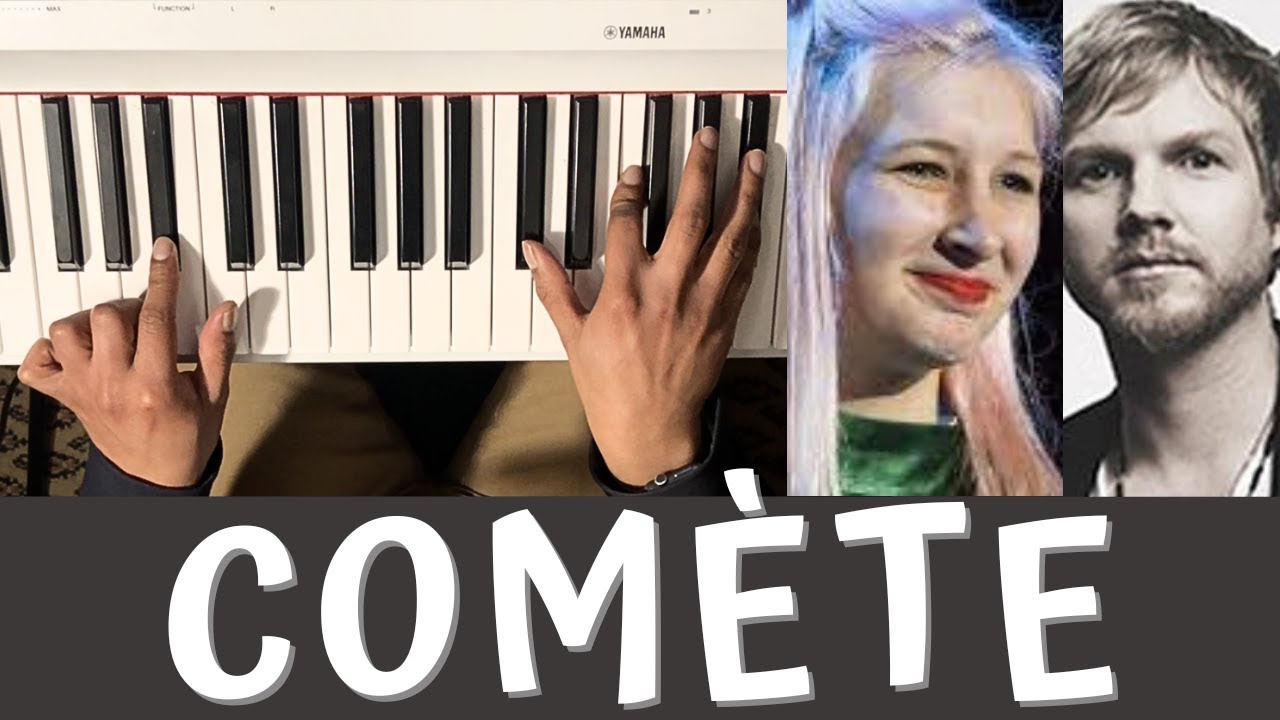 Leçon piano // Kyo & Alice on the roof - Comète (Tutorial piano)