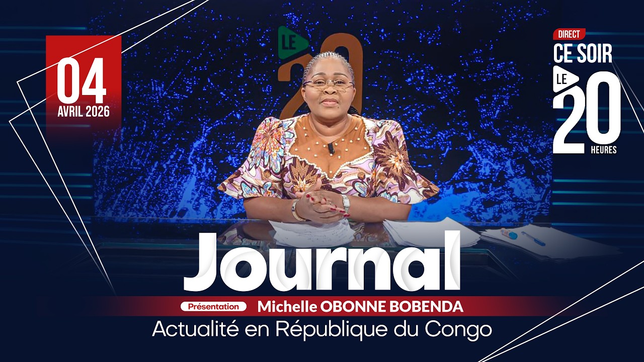 🔴 DIRECT JOURNAL DU 04 AVRIL 2026 AVEC MICHELLE OBONNE BOBENDA #brazzaville  #congo