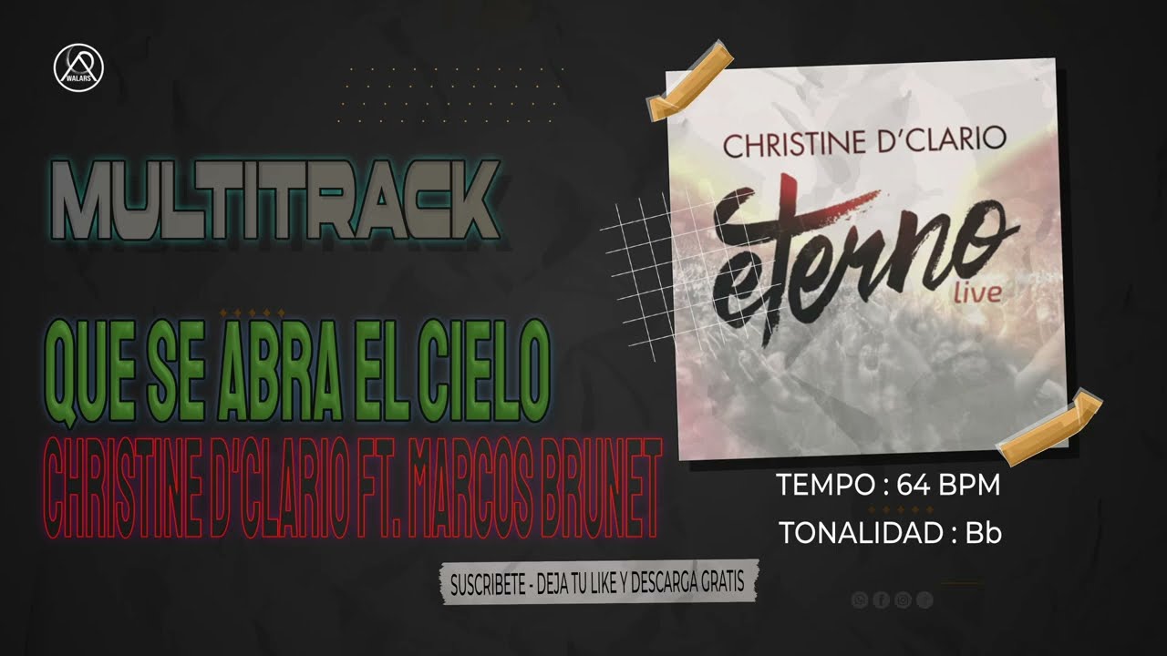 Christine D'Clario | Que se abra el Cielo | Feat. Marcos Brunet ❌ MultiTrack