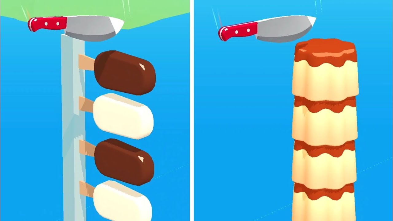 Slice It All Gameplay! Satisfying and Relaxing ASMR Slicing Video
