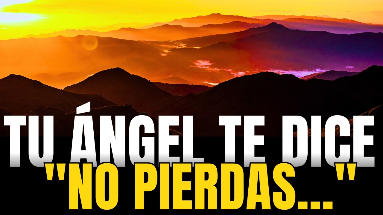Tu ángel te dice: No pierdas la esperanza ahora