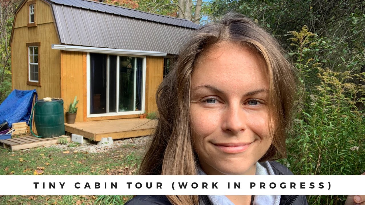 A Solar Powered Tiny Cabin Tour