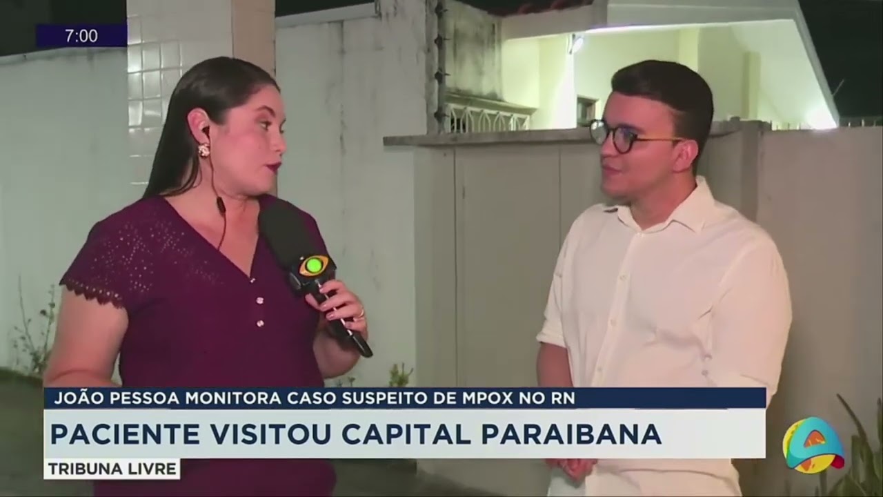 Tribuna Livre - João Pessoa monitora suspeita de mpox no Rio Grande do Norte