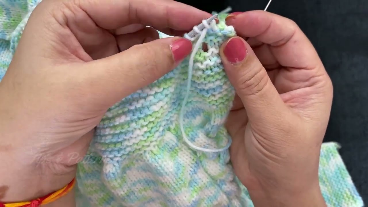 knitting help | garter stitch bind off with needle | बुनाई में सलाई से फंदे बंद करने का सही तरीका