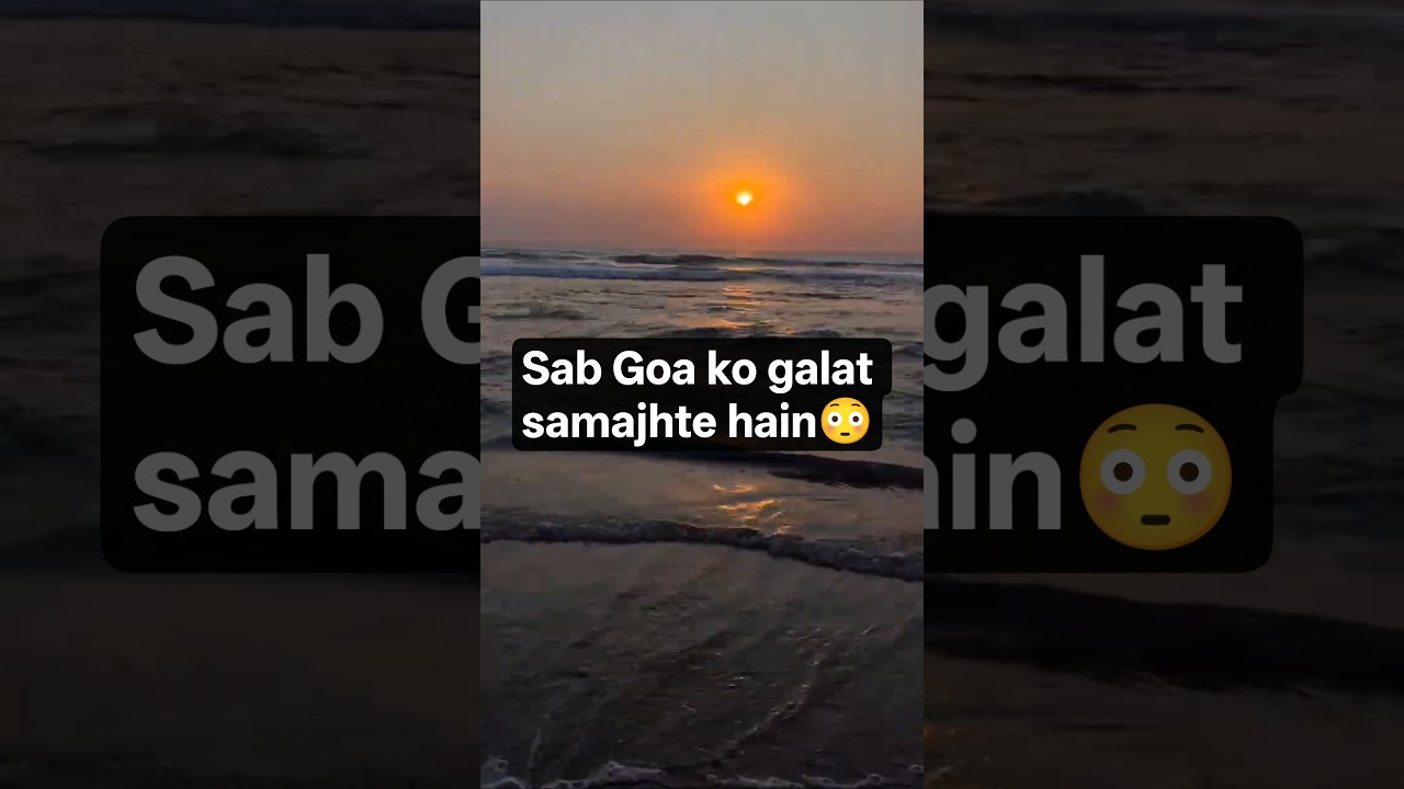 Goa But Make It Silent&hellip;#travelshorts #palolembeach #sunset
