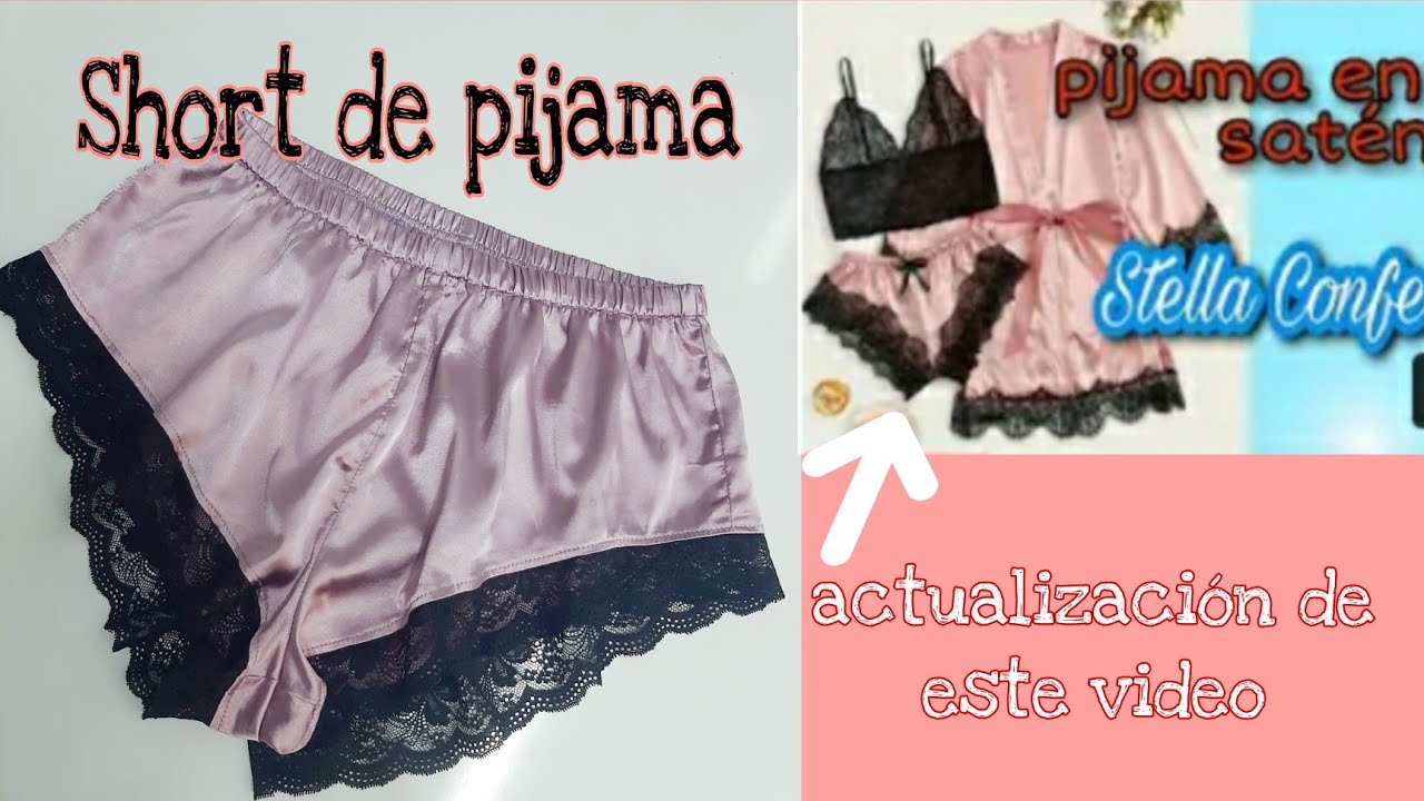 Short de pijama satin