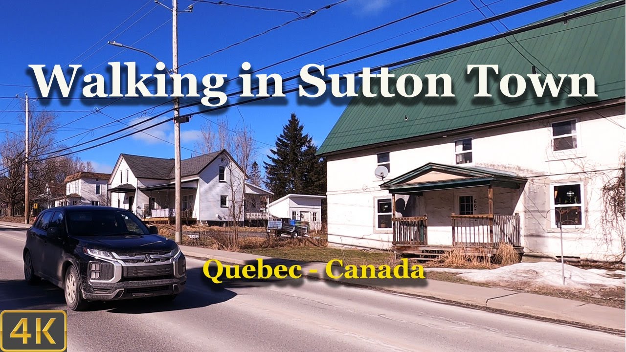 Walking in Sutton town - Quebec - Canada