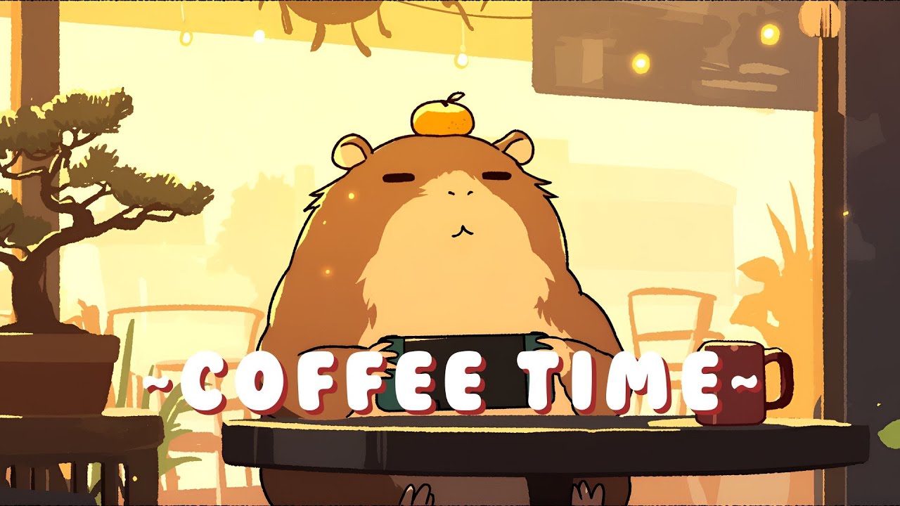 Capybara Lofi Radio - Cozy Beats for Relaxation ~ Tranquil Mood ~ 🦫 🌙 📖 | Background Music