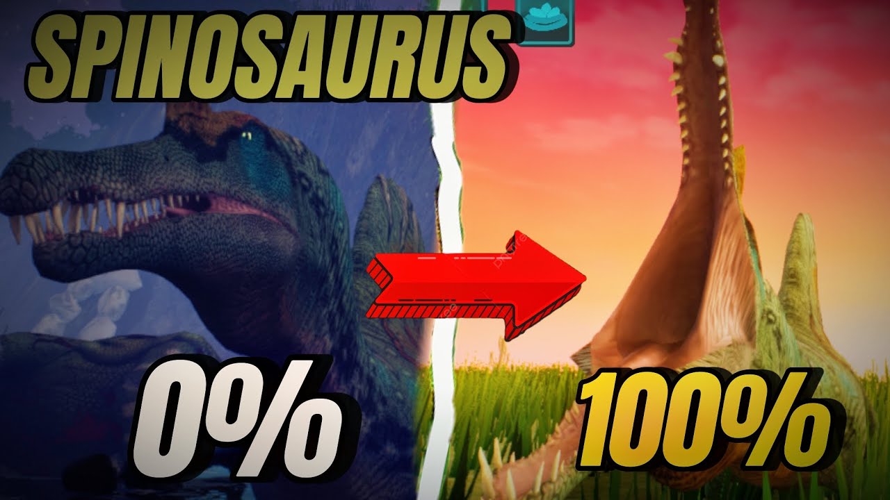 SOBREVIVO de 0 a 100% con SPINOSAURUS | TENGO MUCHOS ESCOLTAS 🗿 #thecursedisle #pathoftitans