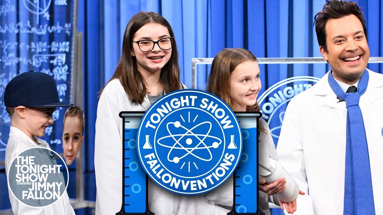 Fallonventions: Space Face and Bottle Buddy | The Tonight Show Starring Jimmy Fallon