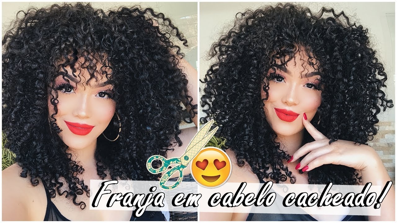 CORTE COM FRANJA PARA CABELO CACHEADO! ✂️😍✨
