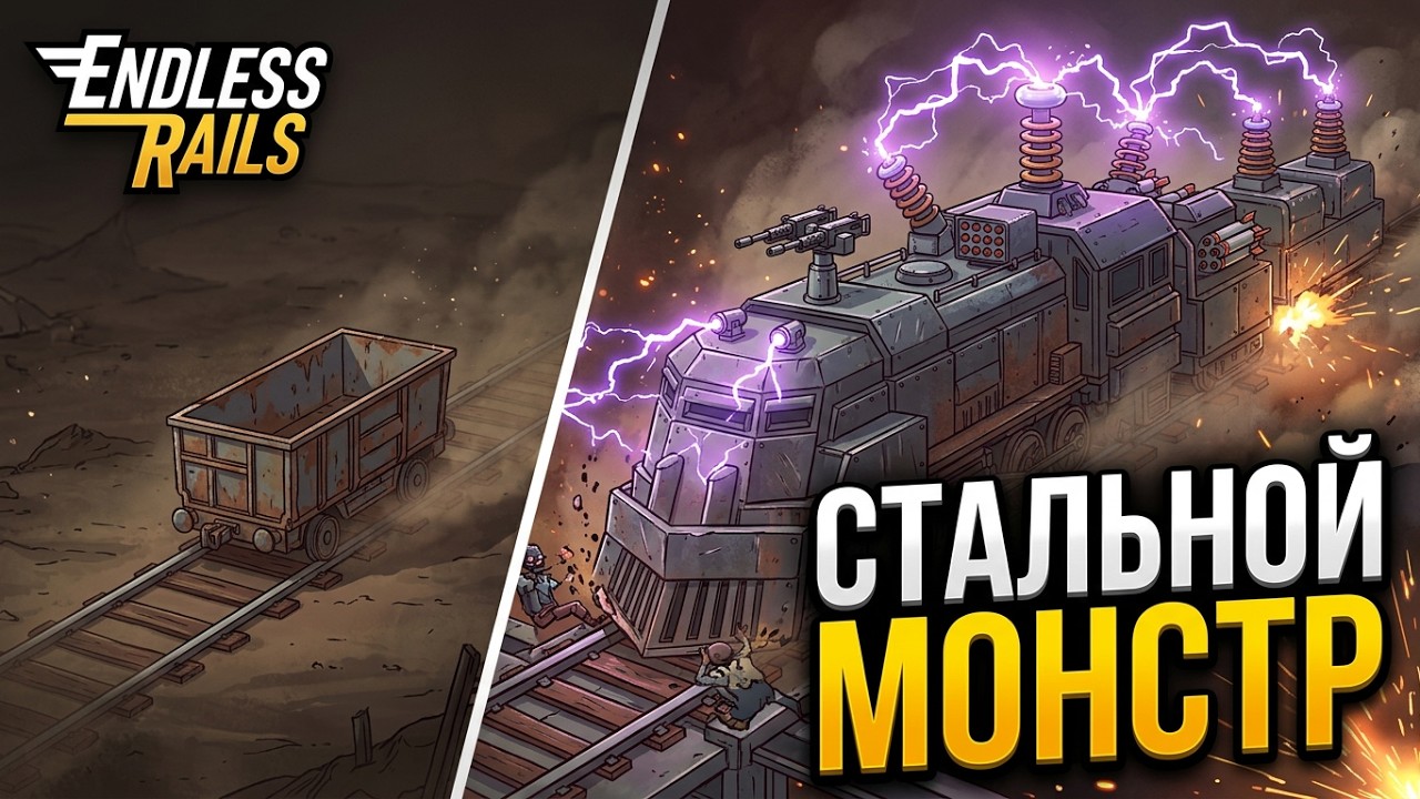Building a DEADLY TRAIN in Endless Rails! 🚂 First look at the new game