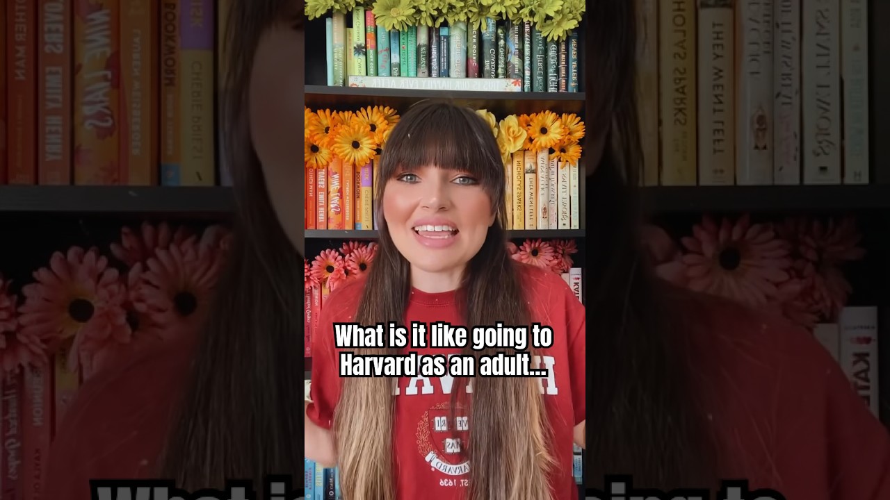 Today I share what it&rsquo;s like being an adult student at Harvard #harvard #college #shorts