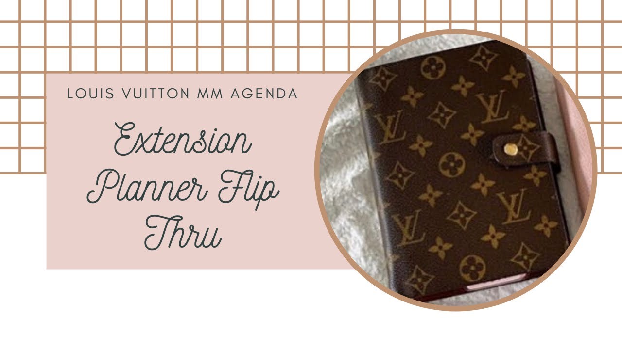 Louis Vuitton MM Agenda - Extension Planner Flip Thru