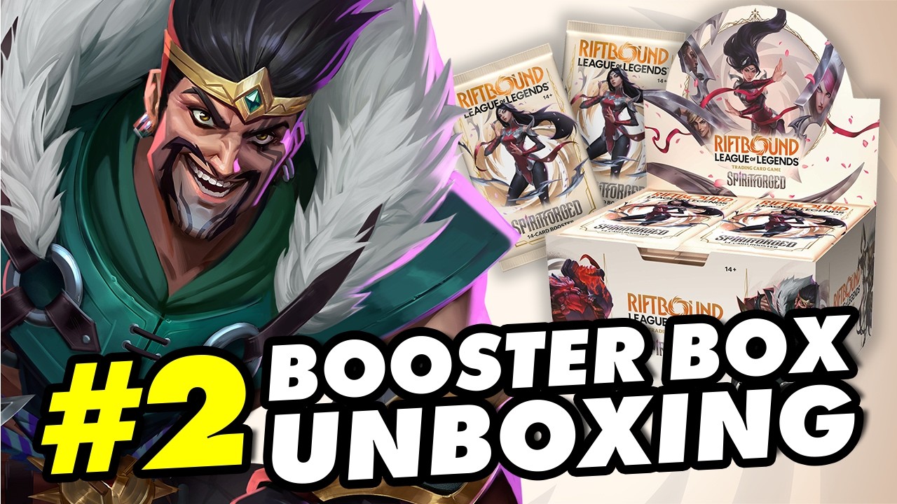 Can we beat our insane first box?! | Riftbound Spiritforged Unboxing #2