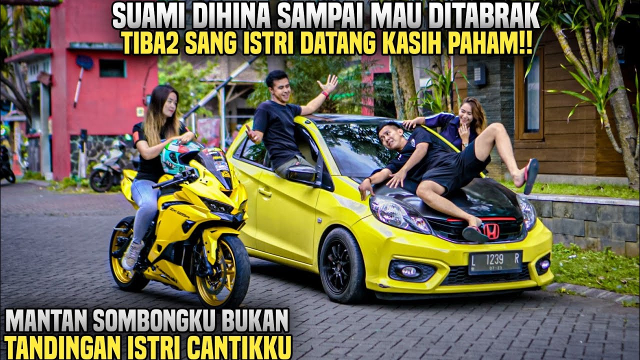 SANG ISTRI DATANG KASIH PAHAM SAAT SUAMINYA DIHINA SAMPAI MAU DITABRAK!! Kesombongan berujung malu..