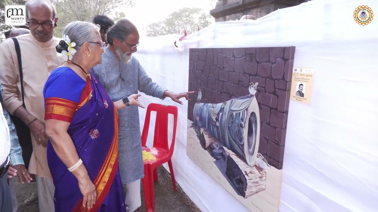 Murty Trust-Kala Dhara | Gol Gumbaz Vijayapura | BVB Bengaluru | Artist Camp , P.S. Kademani.