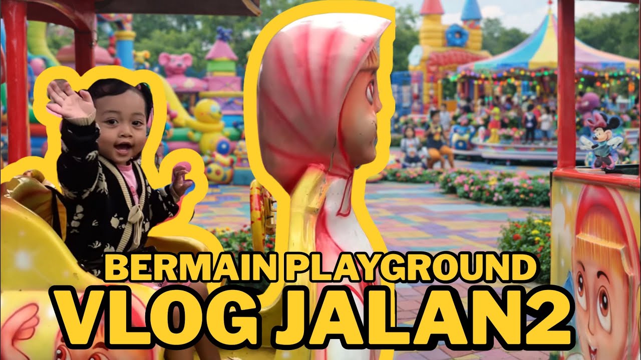 ICA DAN MAMA BERMAIN PLAYGROUND #family #wisatamalang #playground #funny 
