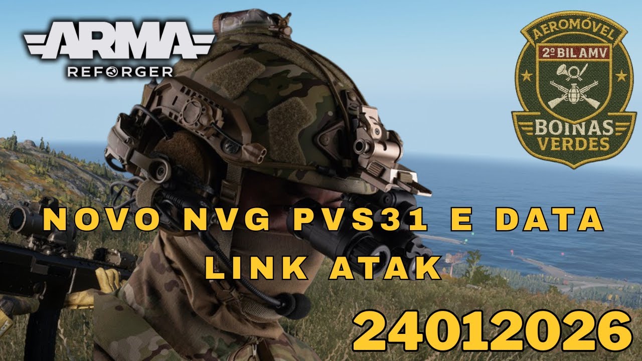 Treinamento novo NGV PVS31 e sistema Data Link Atak